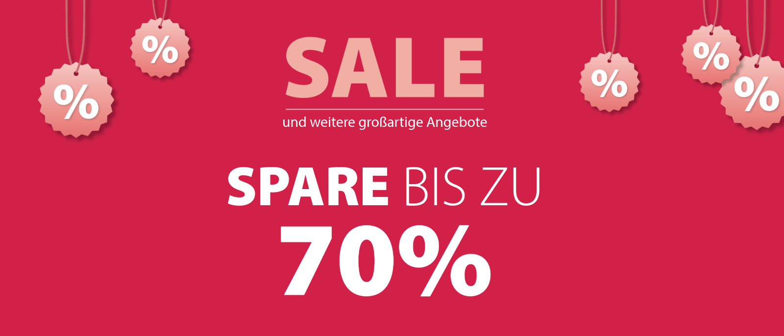 Spare bis zu 70% Spare bis zu 70%